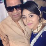 Sushma Raj Instagram - During #nayaki shoot. Working with #brahmanandam sir after joru. Btw #nayaki is all set to release on july 15. #nayaki #nayagi #sushmaraj