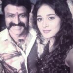 Sushma Raj Instagram – With #legend  #balakrishna garu @ #nayaki audio launch