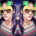 Sushma Raj Instagram – True! Fruits are good for eyes😋👀🍍
