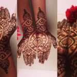 Sushma Raj Instagram - 😄😆 #MyWork #MehandiDesign #ExperimentOnSistersHand 😂