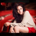 Sushma Raj Instagram - When in doubt, wear #red 😄❤️#AmericanEagle #LoveCurls 💃