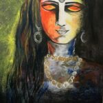 Sushma Raj Instagram – #lordshiva #acrylicpainting #abstractart