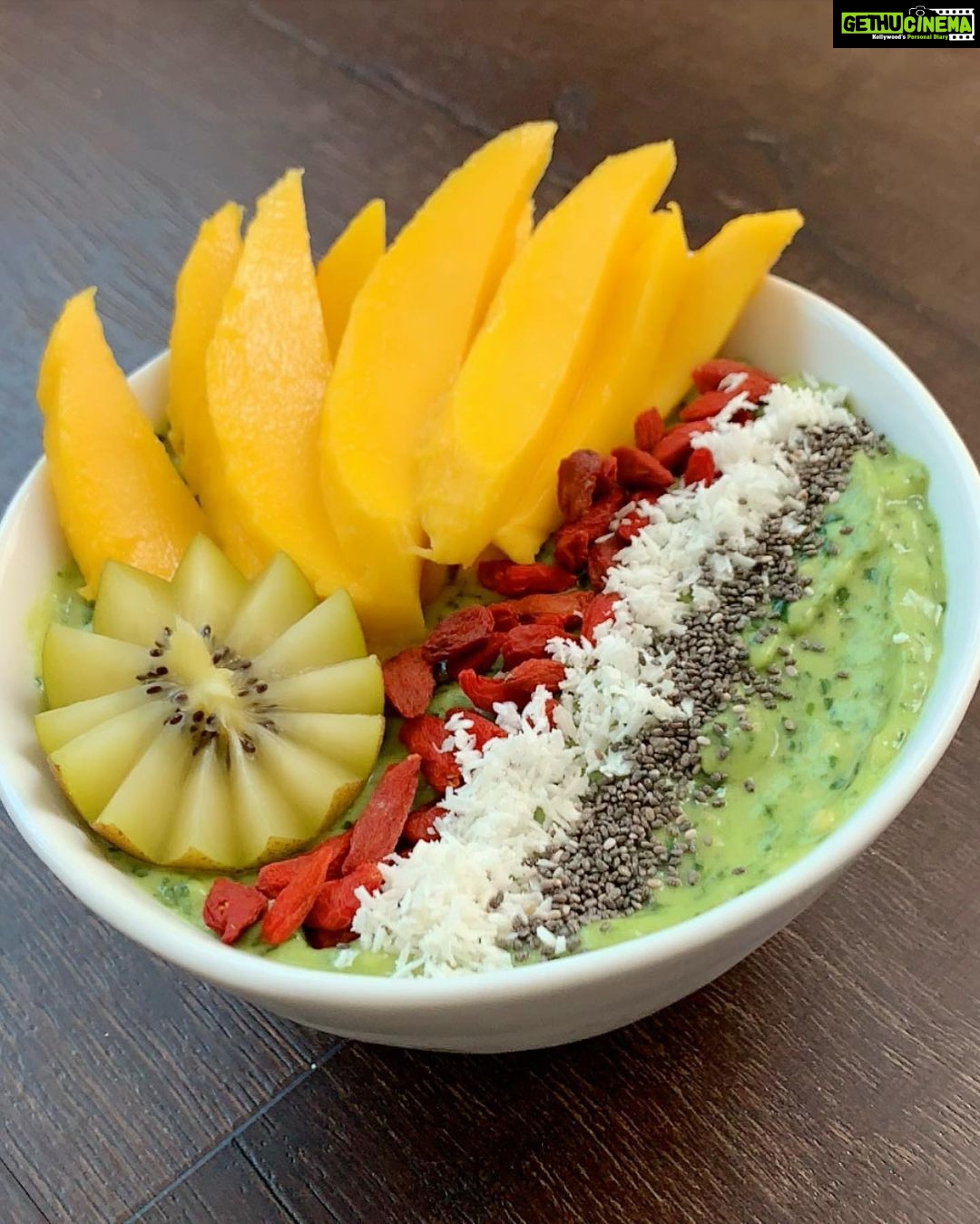 Sushma Raj Instagram - Green smoothie bowl! 😛