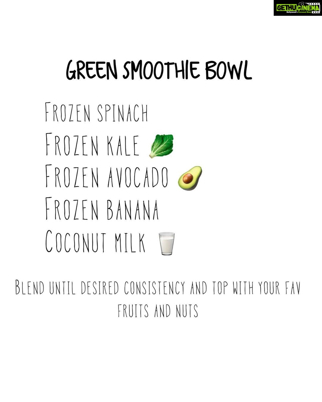 Sushma Raj Instagram - Green smoothie bowl! 😛