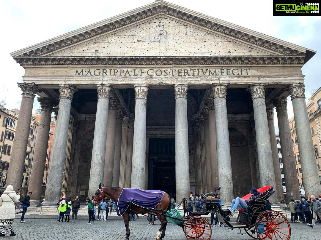 Sushma Raj Instagram - 113–125 AD #pantheon #italy Pantheon