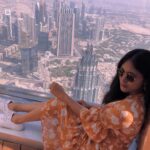 Sushma Raj Instagram – At the top! #burjkhalifa #tb