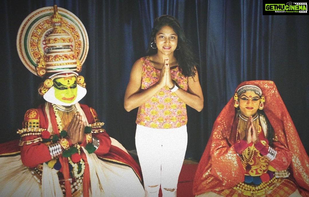Sushma Raj Instagram - Great show. #kathakali 👁👁 Thekkady
