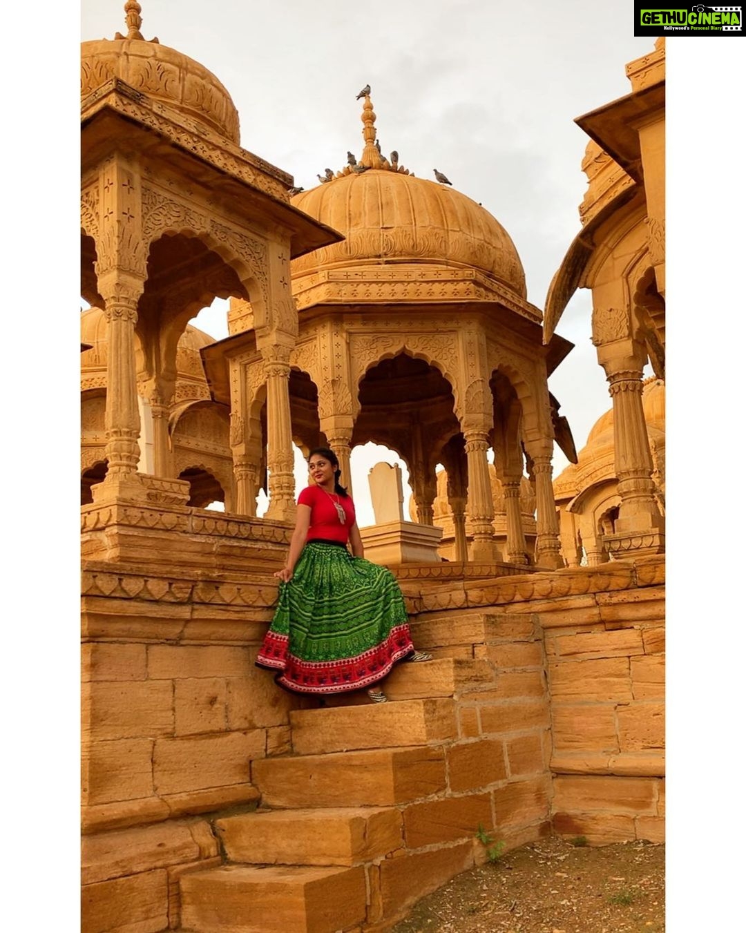 Sushma Raj Instagram - #jaisalmer 🐪 Bada bagh Jaislamer