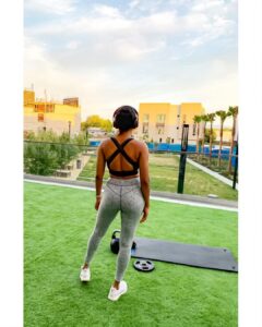 Sushma Raj Instagram - Outdoor workouts are lit! Sweat on with Mother Nature! #greenworkouts