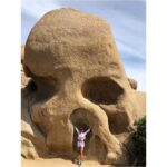 Sushma Raj Instagram - Just me and my #skull 😛 Skull Rock
