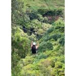 Sushma Raj Instagram - First ever zip line , a spectacular experience. Shot this 2800 ft above the ground! 😍 #piiholozipline #gopro Piiholo Ranch Zipline