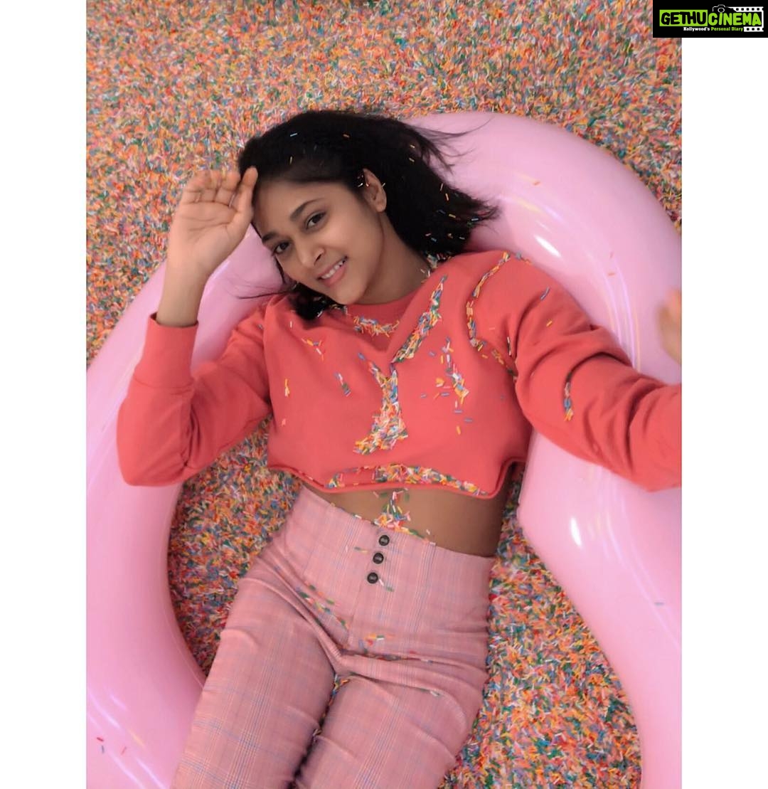Sushma Raj Instagram - #sprinkles ♥️🍬🍭#sfo #pink