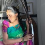 Sushma Raj Instagram - #goldenhour ✨#sareelove #indian