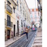 Sushma Raj Instagram - Colourful walls, colourful trams and a color ful tee to match the vibrance!!! #lisbon ❤️ Lisbon, Portugal