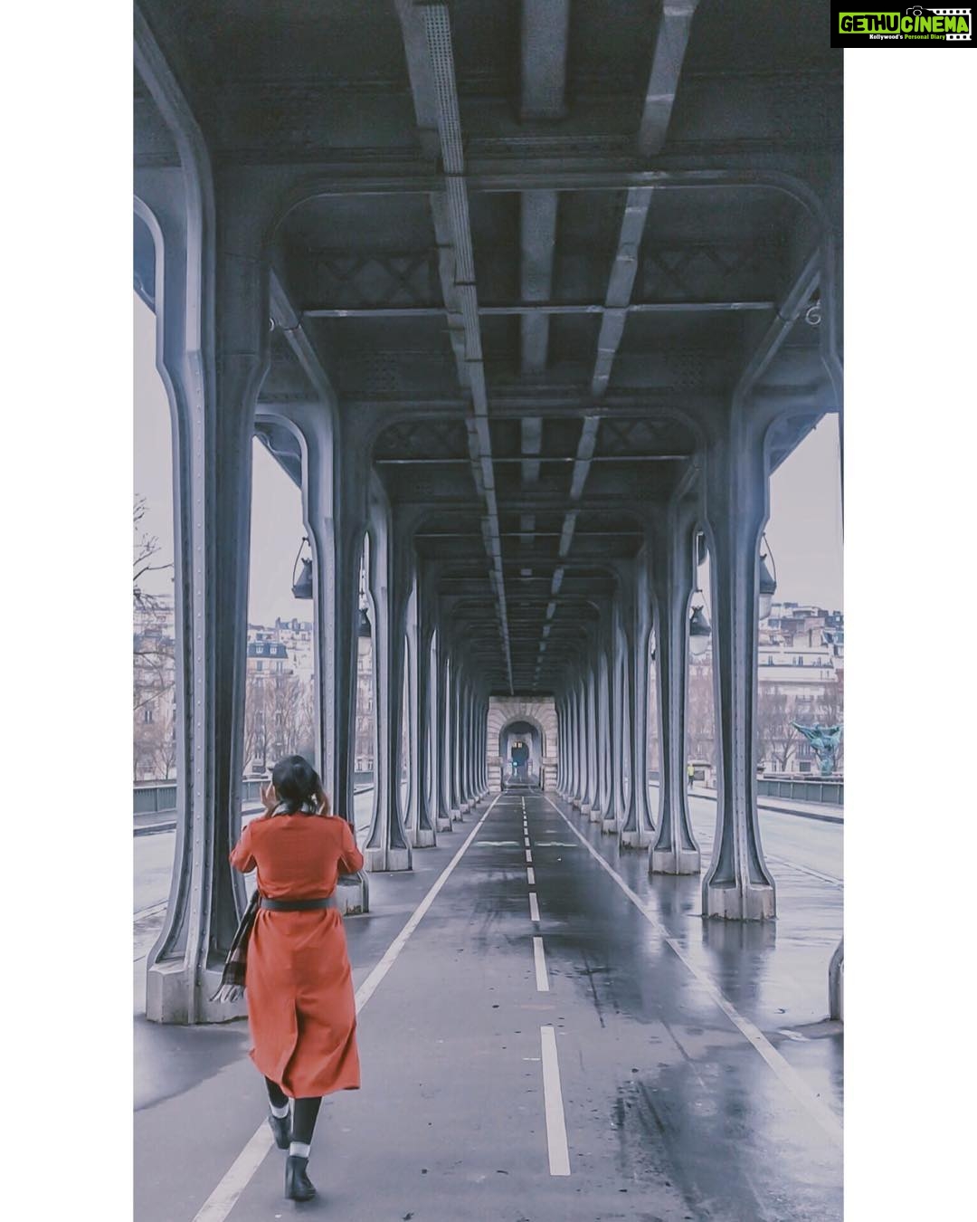 Sushma Raj Instagram - Pont de Bir-Hakem, crosses the Seine River. The bridge from the #inception #paris Pont de Bir-Hakeim