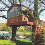 Sushma Raj Instagram - Astonishing experience. Stayed in this amazing river side #treehouse last night, which had a great view and wifi. See more https://www.seattletimes.com/life/travel/glampsite-of-the-week-washougal-riverside-treehouse/ Washougal, Washington