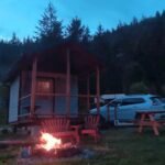 Sushma Raj Instagram - Shelter tonight! Fire,shelter,Food,ride. What else you need? #cabinlife #umpquanationalforest