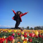 Sushma Raj Instagram –  Wooden Shoe Tulip Farm