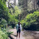 Sushma Raj Instagram – All good things are wild and free!  #ferncanyon 💚 Fern Canyon