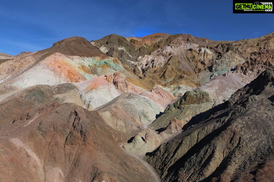 Sushma Raj Instagram - Minuscule me 😜#nofilter #artistpalette ❤️❤️ Artists Palette, Death Valley