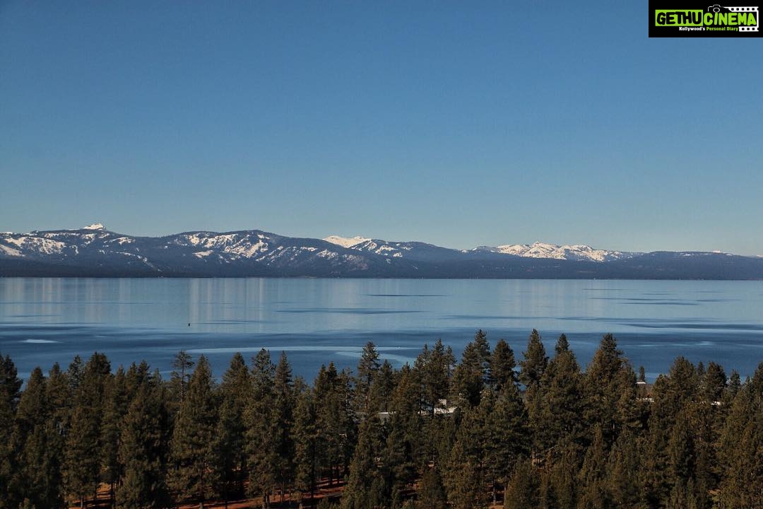 Sushma Raj Instagram - Hello Lake Tahoe! ☃️❄️#viewfromthewindow