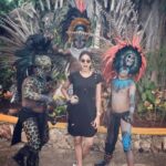 Sushma Raj Instagram – 😂When rain disrupts your photo moment! #mayan #cenote Yucatan, Mexico