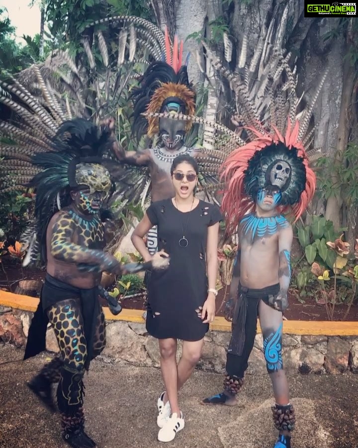 Sushma Raj Instagram - 😂When rain disrupts your photo moment! #mayan #cenote Yucatan, Mexico