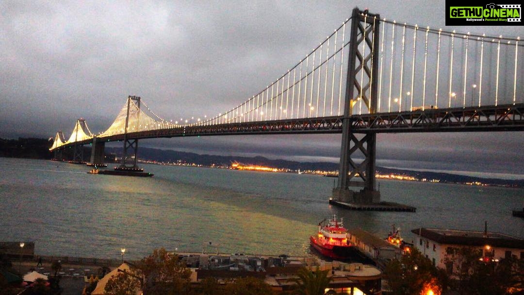Sushma Raj Instagram - #sfo #baybridge #iphoneclick San Francisco Bay Bridge