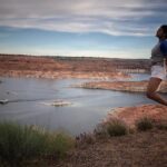 Sushma Raj Instagram - ✌🏻The earth has music for those who listen - Shakespeare Lake Powell