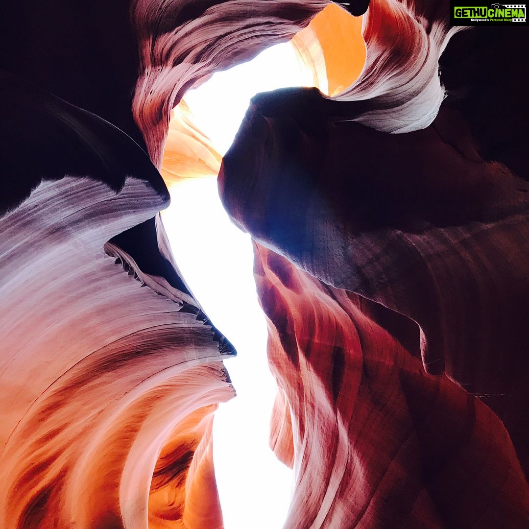 Sushma Raj Instagram - Impossible to believe that its all natural. #amazed #antelopecanyon #beauty #history #myclick Antelope Canyon