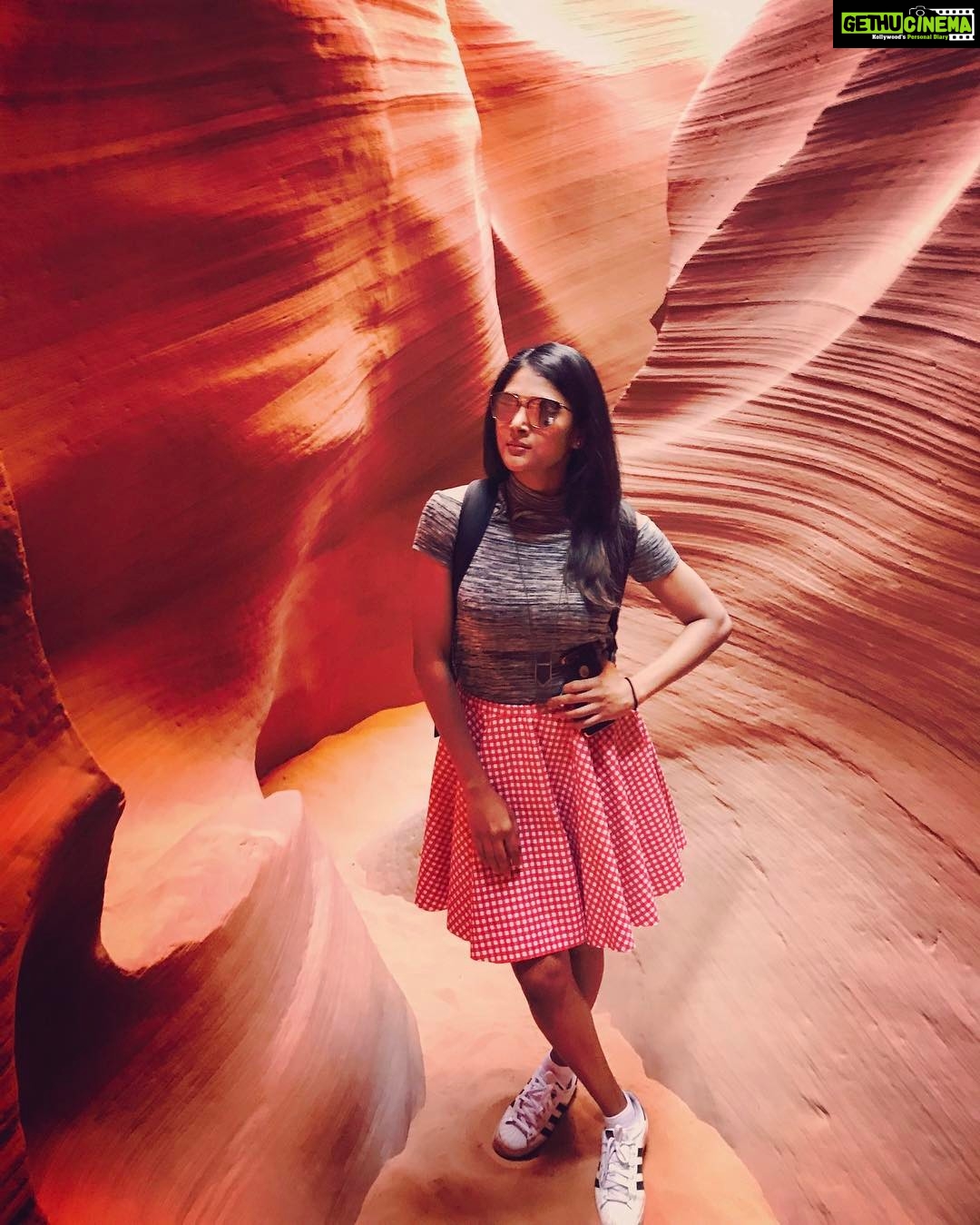 Sushma Raj Instagram - #roadtrip #arizona #antelopecanyon ❤️ Antelope Canyon