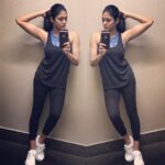 Sushma Raj Instagram – Workout done for today😅 #ootd #newbalance