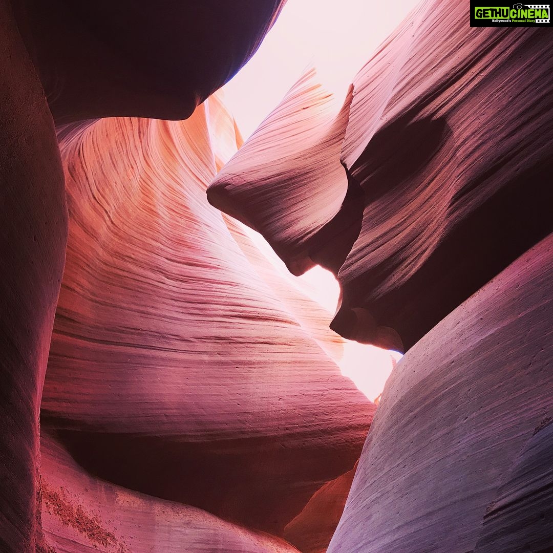 Sushma Raj Instagram - Impossible to believe that its all natural. #amazed #antelopecanyon #beauty #history #myclick Antelope Canyon