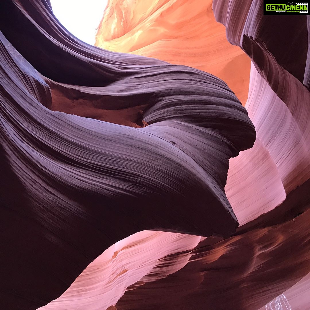 Sushma Raj Instagram - Impossible to believe that its all natural. #amazed #antelopecanyon #beauty #history #myclick Antelope Canyon