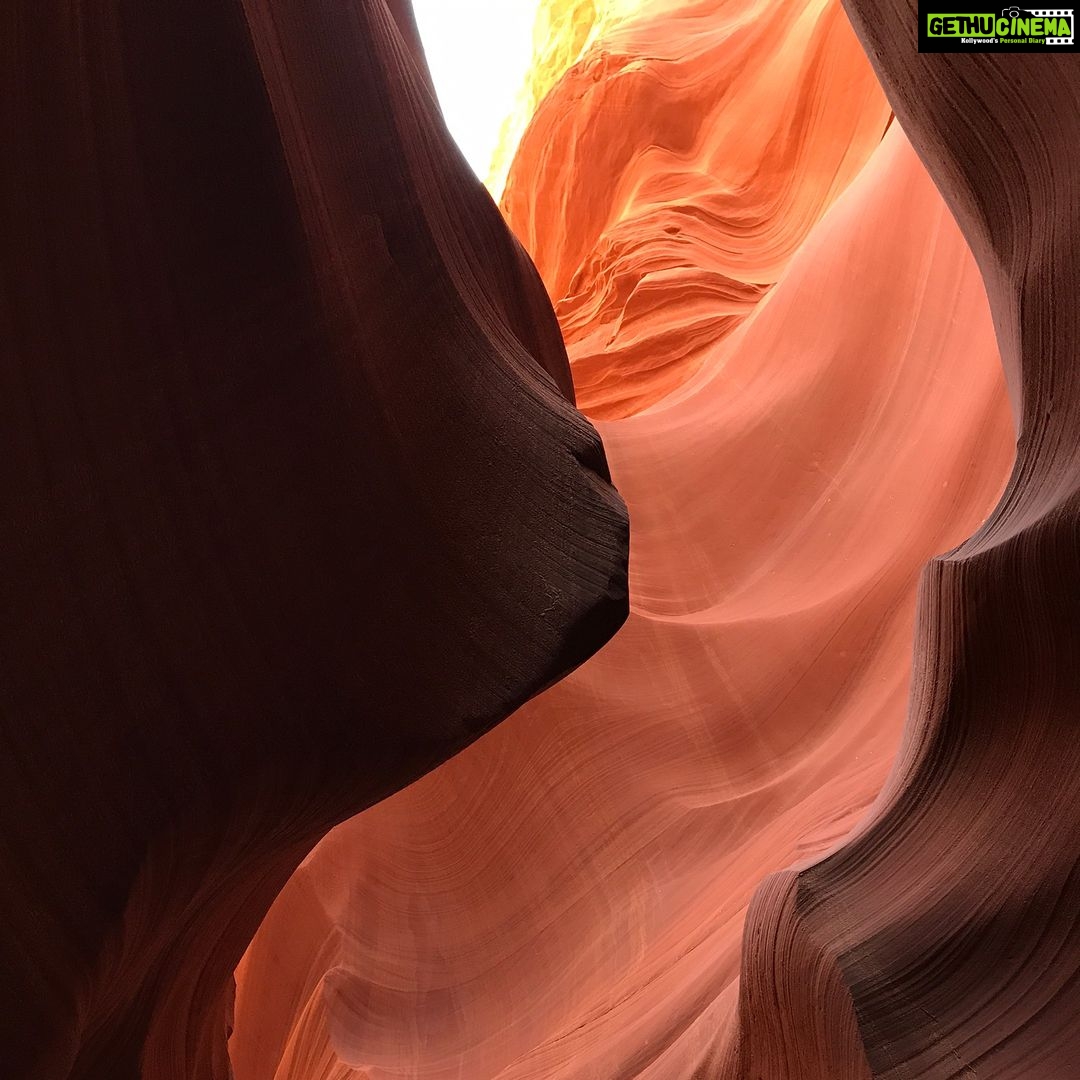 Sushma Raj Instagram - Impossible to believe that its all natural. #amazed #antelopecanyon #beauty #history #myclick Antelope Canyon