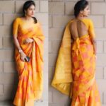 Sushma Raj Instagram – Make it simple but significant ☺️😀 #sareelove 💛