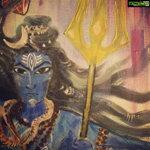 Sushma Raj Instagram - Happy Maha shivrathri #mypainting