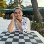 Taapsee Pannu Instagram – I am both …. The checks and the polkas kind of person :)