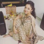 Tanushree Dutta Instagram - Laxmi- NarayanPujo at home!