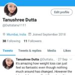 Tanushree Dutta Instagram – Hey y’all.. I’m back on twitter again😁 Please follow for all the updates on my mind space and more. I’m still figuring how to operate this platform yo! And will put in a request for verification soon once I see how it goes and if I’m enjoying being on twitter. New digital space for me so treading slow, so here it is on popular request.#twitter