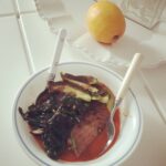 Tanushree Dutta Instagram – The way to stay healthy during corona quarantine! Ahi tuna stake sauteed with garlic, onion flakes and cumin powder and with a side of sauteed spinach on a bed of tomato bisque!! #somethingfishy #yummy  #nutrition