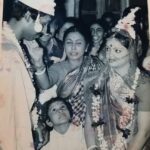 Tanushree Dutta Instagram - Found Mom and Dads old wedding pics!! Happy Mothers day and Fathers day!! Instagram has become my way of storing and documenting family pics..I miss Grandpa and Grandma!!😥I loved them and they loved me soooooo much. My favourite ppl in the whole world but they went away too soon.#era #oldmemories #retro #theeighties #bellbottoms #bangla #mishtidoi