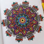 Tanushree Dutta Instagram - Painted a mandala design today whole afternoon😝 #colourmehappy