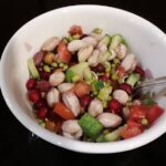 Tanushree Dutta Instagram - My dinner!! Sprout salad with boiled peanuts and pomegranates.#navratrifastingrecipes
