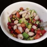 Tanushree Dutta Instagram – My dinner!! Sprout salad with boiled peanuts and pomegranates.#navratrifastingrecipes