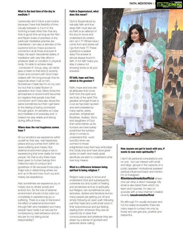 Tanushree Dutta Instagram - Page 2 of the article