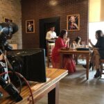 Tanushree Dutta Instagram - Lights Camera Action!! So much fun and that too with a social message..#wisdom