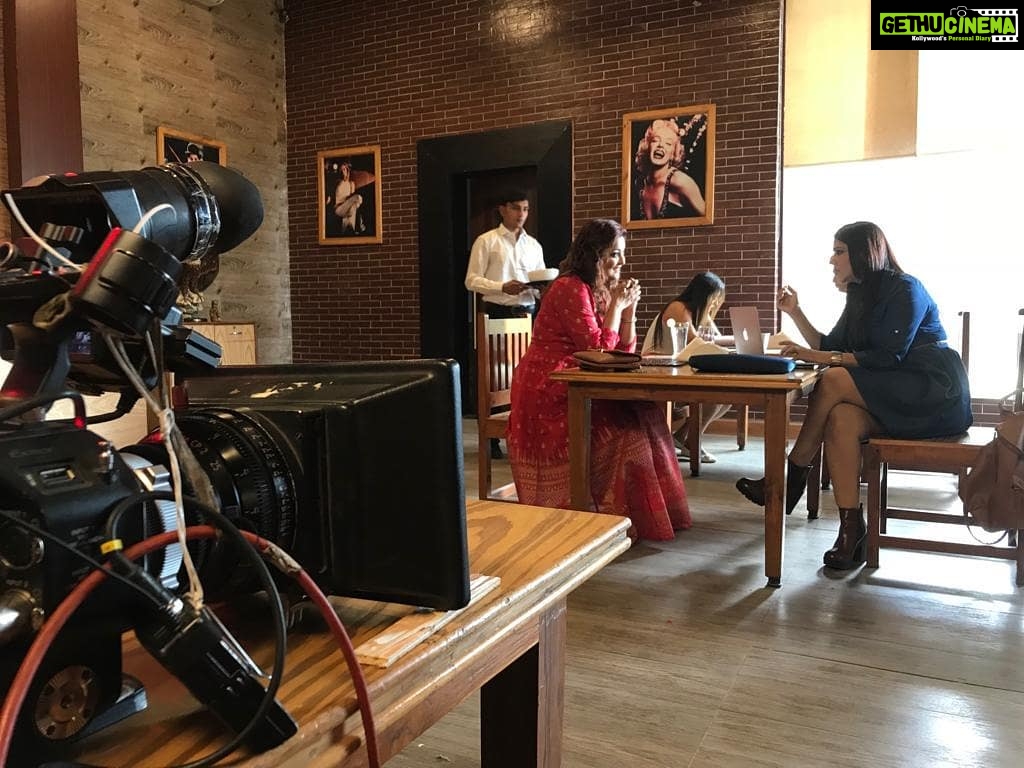 Tanushree Dutta Instagram - Lights Camera Action!! So much fun and that too with a social message..#wisdom