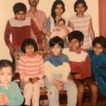 Tanushree Dutta Instagram – Hey check me out in this throwback pic from my childhood. I just got on the Dutta clan watsapp group.My cousins all grown up folks and me the tiny tot in light green sweater corner left.😆😆😆