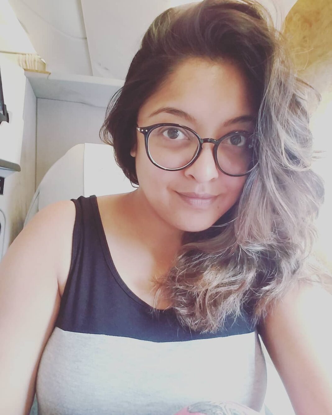 Tanushree Dutta Instagram - Flight to Mumbai!! Coming back to India after 2 years..nervous and excited!!